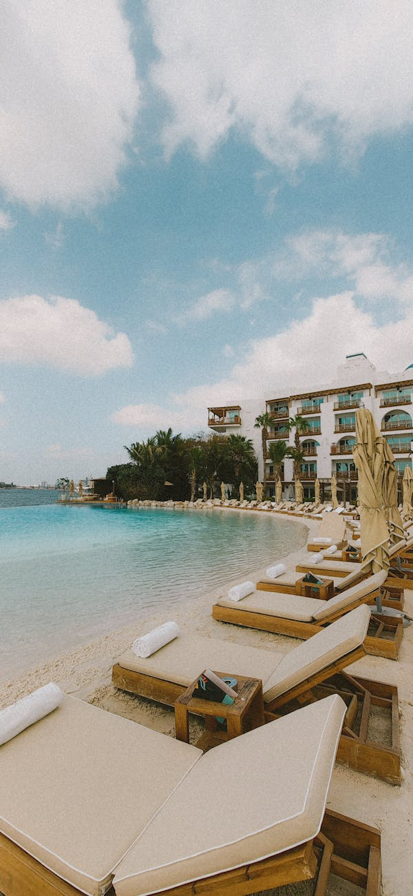 a resort on the beach