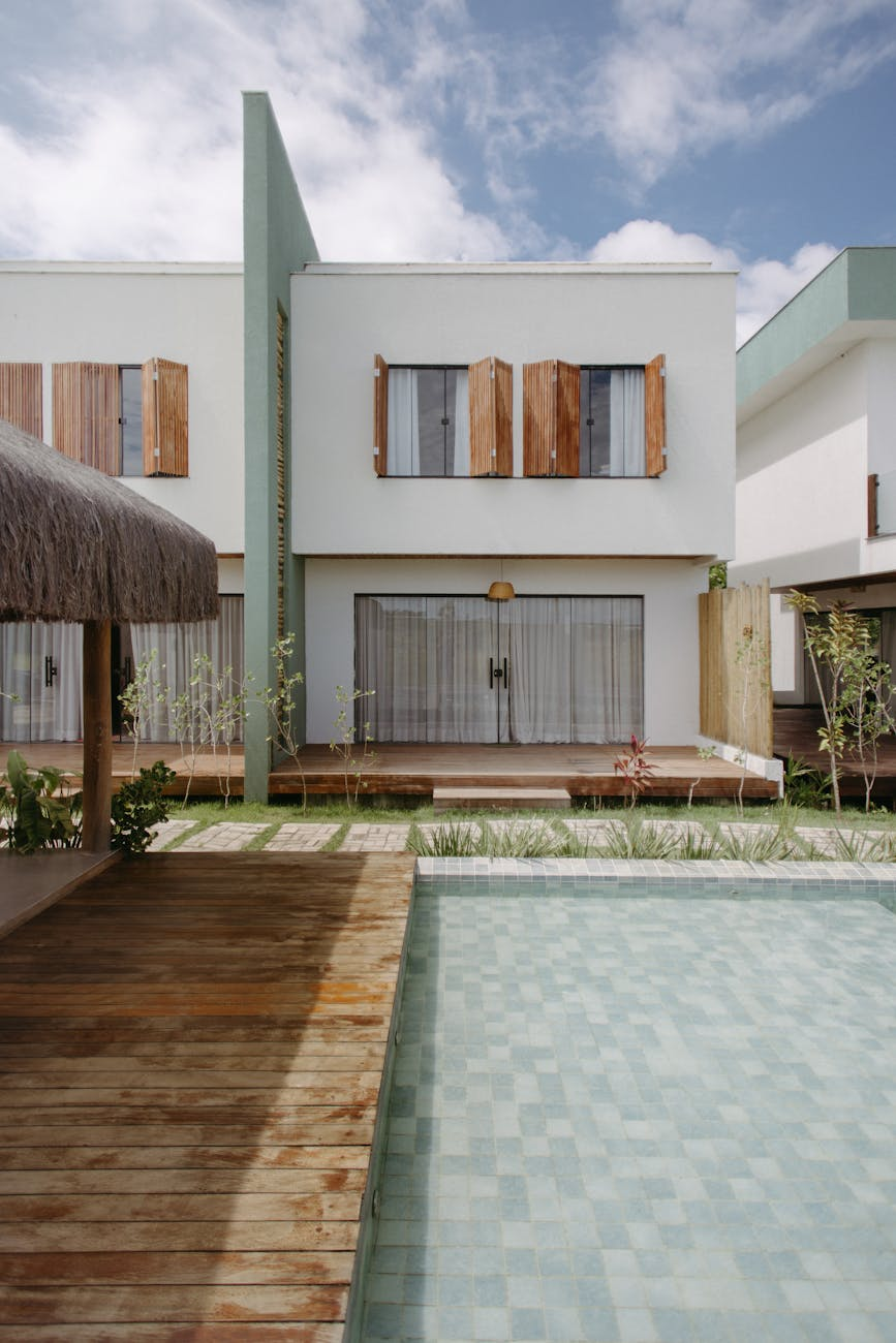 modern home design with pool in bahia brazil